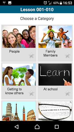 Screenshot of STEPS in 50 languages