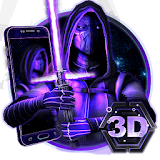 3D Galaxy Wars Star Theme icon