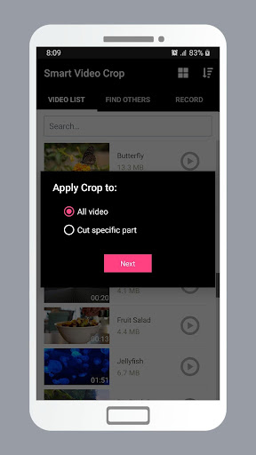 Screenshot of Smart Video Crop - Video Cut