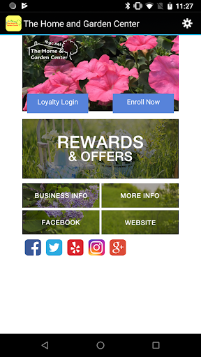 Android application The Home and Garden Center screenshort