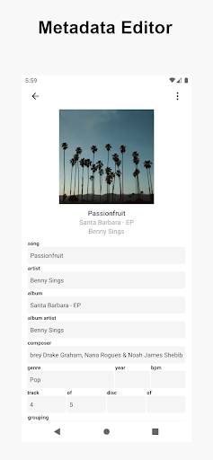 Snaptag | Metadata Editor Screen 2