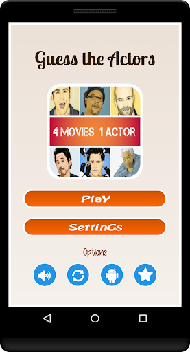 Android application Guess the Actors screenshort
