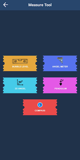 Android application Smart Measure Tool screenshort