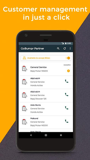GoBumpr Partner Screen 2