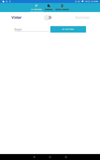 Android application HamaNord Däckmätning 2022 screenshort