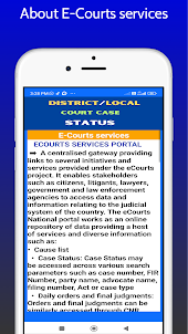 District,e-Court Case Status