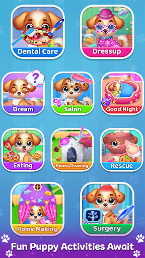 Cute Puppy Daycare Salon