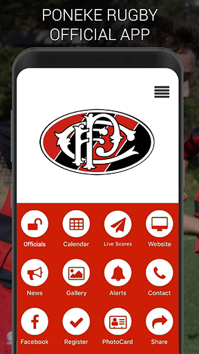 Android application Poneke Rugby screenshort