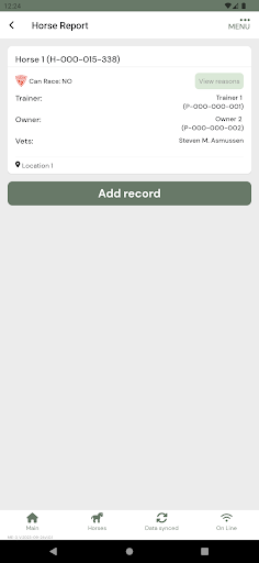 HISA MedEnt App Screen 3