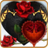 TSF Shell Red Black Goth Heart icon