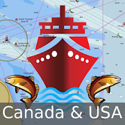 Canada:Marine Navigation Charts Lake Fishing Maps