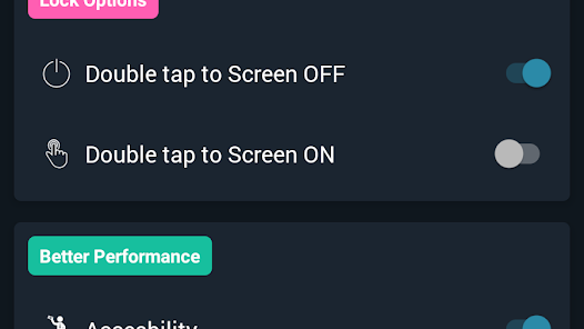 Double tap Screen on and Off Android { V 3.9.31  } Gallery 5