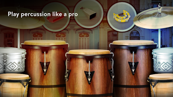 Real Percussion: instruments Captura de tela