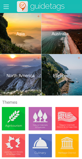 Android application GuideTags screenshort