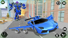 スーパーロボット ゲーム - 飛ぶ車 シューティングゲームのおすすめ画像2