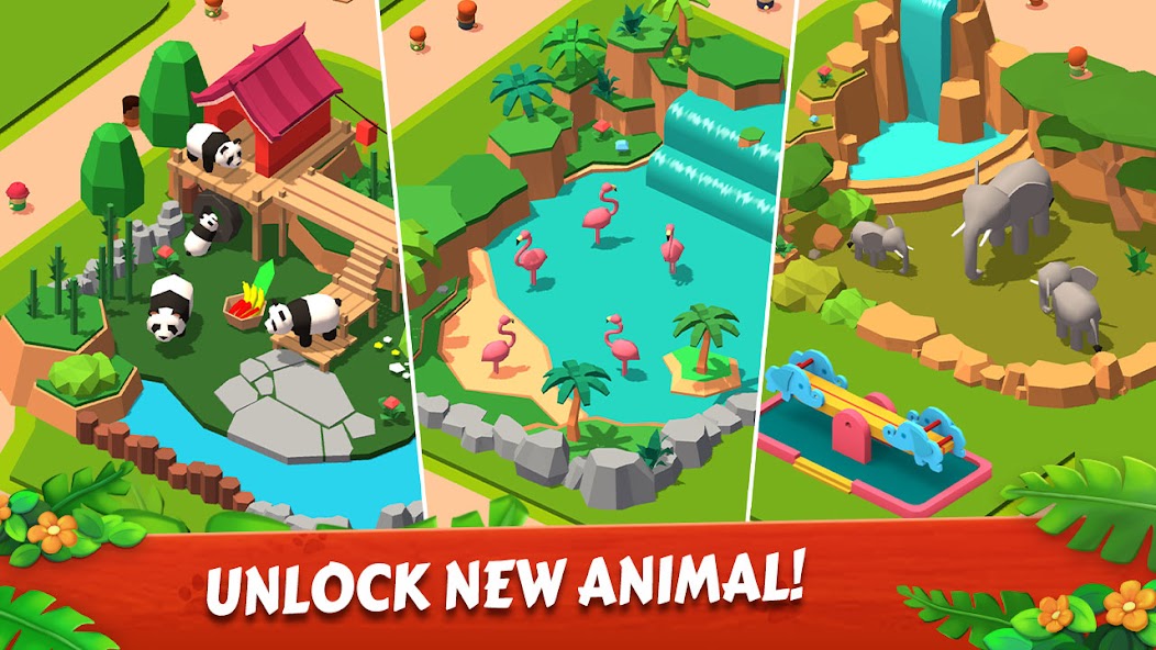 Zoo Tile-3 Tiles и Zoo Tycoon 3.07.0079 APK + Мод (Unlimited money) за Android