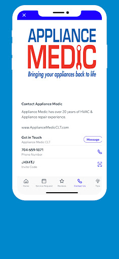 Appliance Medic CLT Screen 2