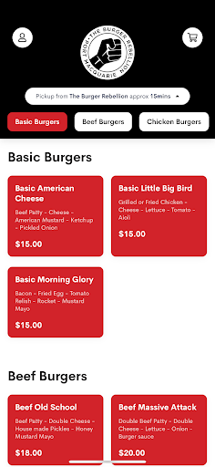 Android application The Burger Rebellion screenshort