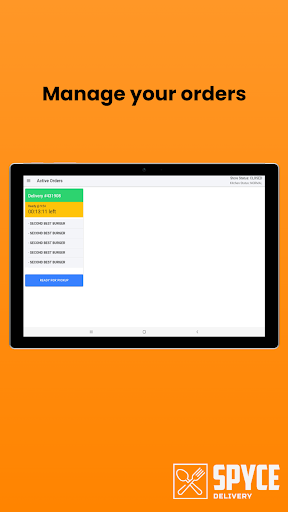 Android application SPYCE Merchants screenshort