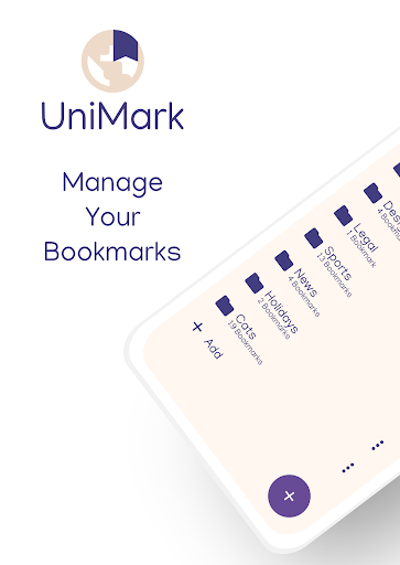 Android application UniMark - Universal Bookmark M screenshort