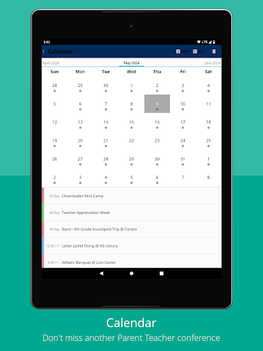 Android application Union Grove ISD screenshort
