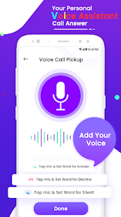 Voice Call Pickup - Pickup Call With Voice Command Screenshot