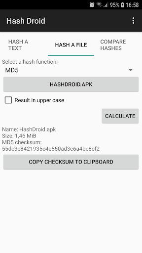 Hash Droid Screen 2