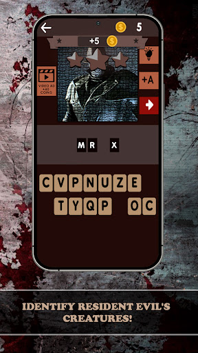 Resident Evil Characters Quiz Screen 2