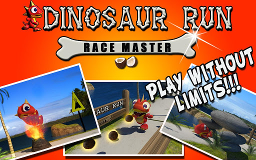 Android application Dinosaur Run – Race Master screenshort