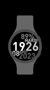 Huge French Watch Face
