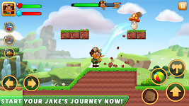 screenshot of Jake Adventure Time-Jungle Run