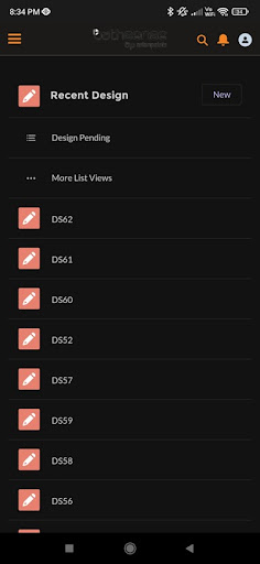 Android application Bathsense Bespoke screenshort