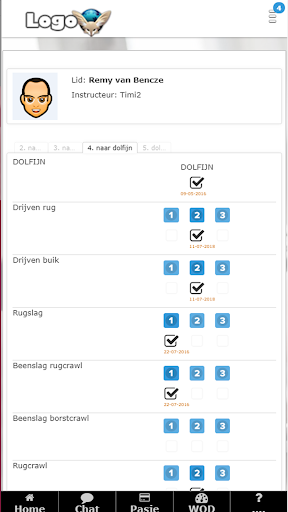 Mijn Club App Screen 2
