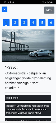Avto test Screen 2