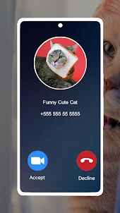 Cute cat calling prank