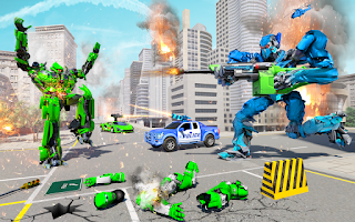 Multi Robot Car Transform War