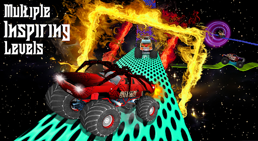 Monster truck stunt game