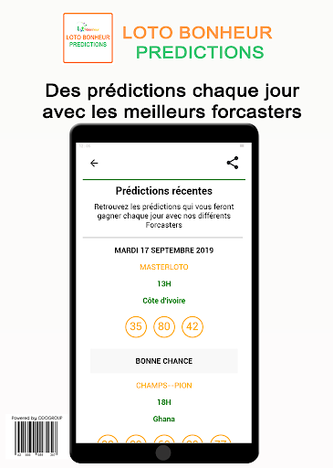 Loto Bonheur Predictions Screen 3