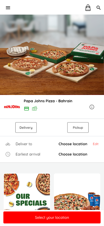 Papajohns Bahrain - 1.0.1 - (Android)
