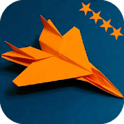 Flying Paper Airplane Origami Step by Step