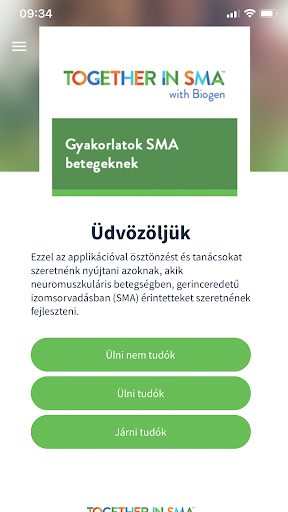 Android application Biogen SMA (HU) screenshort