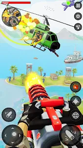 Gunship Combat: 헬리콥터 게임 기관총 사격