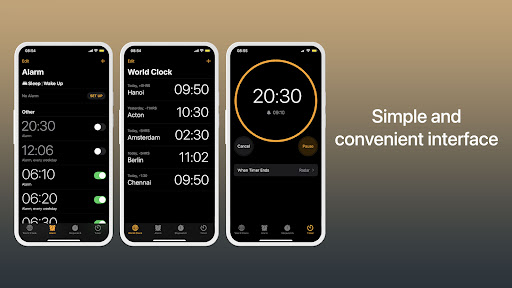 Screenshot of Clock Phone 15 Pro, Alarm Pro