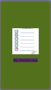 Checklist app by Miguel