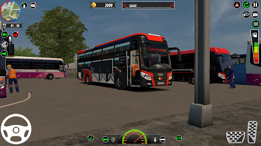 Captura de Pantalla 7 US Coach Bus Simulator Game 3d android