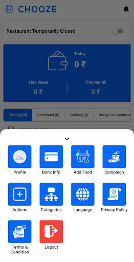 Chooze Restaurant Screen 2