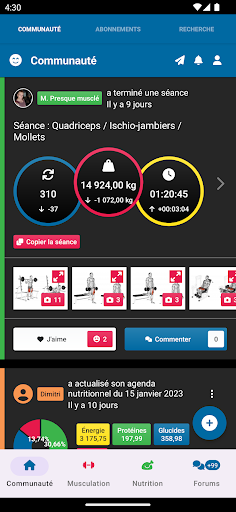 Android application Wololo Fit screenshort