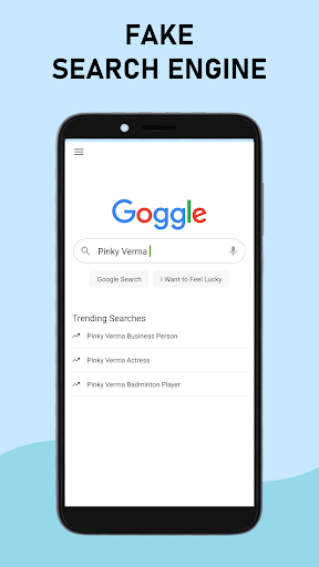 Android application Fake Browser & Search Prank screenshort