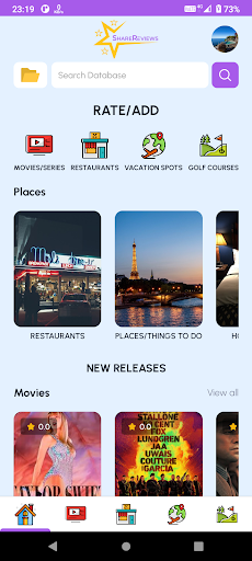Android application Share Reviews screenshort