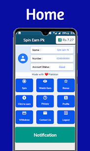 Spin Earn Pk Pakistan Online Earning App v1.7.3 (Earn Money) Free For Android 5